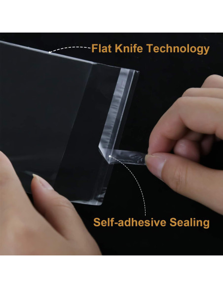 800 Bolsas de Cello Re-sellables NEOACT 3 Tamaños para Alimentos