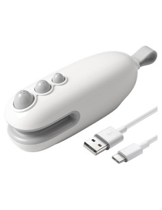 Mini Sello de Bolsas Recargable MORNIIE Blanco 12cm