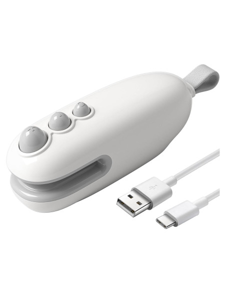 Mini Sello de Bolsas Recargable MORNIIE Blanco 12cm