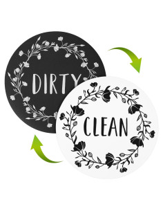Imán de Lavavajillas Limpio Sucio BOXOB 9 cm - 2 Piezas