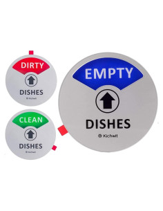 Imán Lavavajillas Limpio Sucio Kichwit 8.9 cm con Vacío