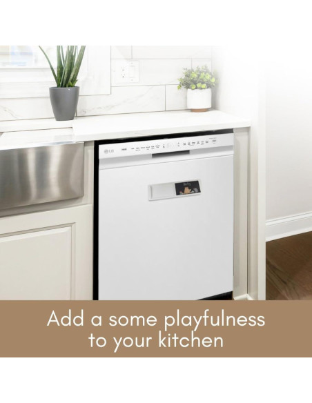 Imán de Lavavajillas Limpio Sucio Gato Pretty Inappropriate