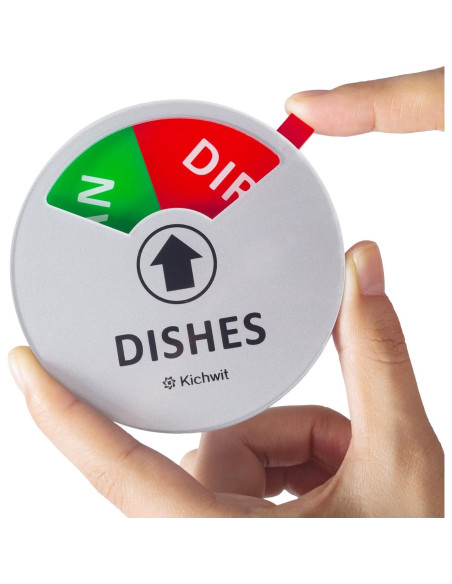 Imán Lavavajillas Limpio Sucio Kichwit 8.9 cm con Vacío