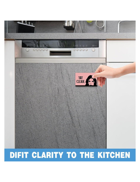 Imán de Lavavajillas Doble Cara Advivio 9.7x5.6cm Limpio Sucio