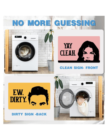 Imán de Lavavajillas Doble Cara Advivio 9.7x5.6cm Limpio Sucio