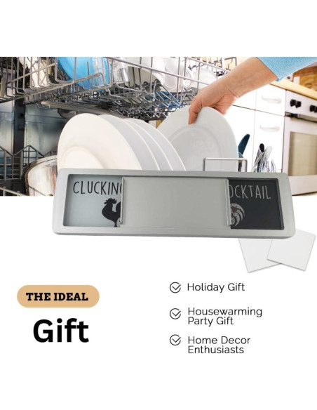 Imán de Lavavajillas Limpio Sucio Pretty Inappropriate 17.78x5.08cm