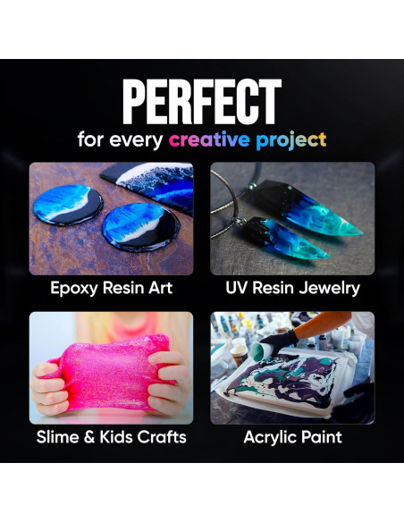 Pó de Mica 30 Colores Resina Epóxica - Pigmentos No Tóxicos