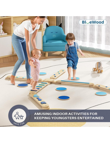 Conjunto Triángulo Pikler y Viga de Equilibrio BlueWood