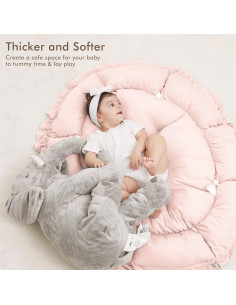 Alfombra de Juego 5 en 1 ANGELBLISS Rosa con Juguetes 2