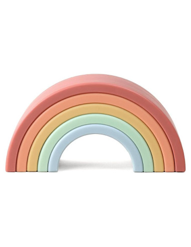 Juguete Apilable Arcoíris Itzy Ritzy - 5 Arcos Flexibles