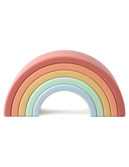 Juguete Apilable Arcoíris Itzy Ritzy - 5 Arcos Flexibles