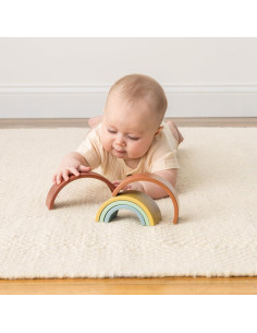 Juguete Apilable Arcoíris Itzy Ritzy - 5 Arcos Flexibles 2