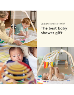 Conjunto de Regalo para Recién Nacidos Lovevery - Gimnasio de Juego y Kit Looker 2