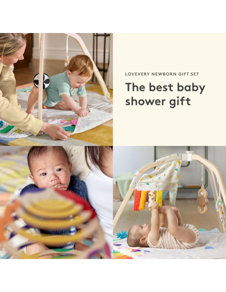 Conjunto de Regalo para Recién Nacidos Lovevery - Gimnasio de Juego y Kit Looker