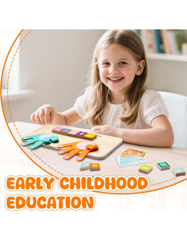 Juguete de Aprendizaje Montessori de Números de Madera - 13 Bloques