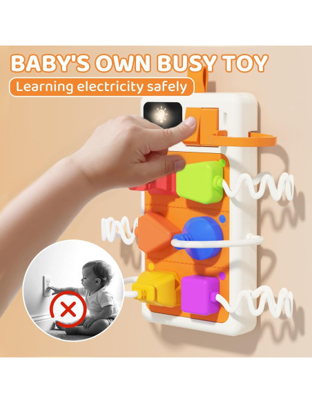 Tablero Ocupado Montessori PANITU 6 Juguetes Educativos 19.5 cm