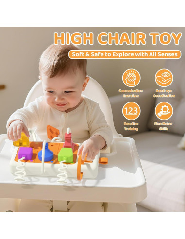 Tablero Ocupado Montessori PANITU 6 Juguetes Educativos 19.5 cm