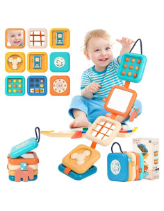 Tablero Ocupado Montessori FHJBJA 8 Actividades 0-3 Años