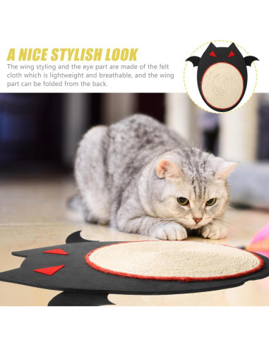 Alfombrilla Rascadora para Gatos POPETPOP 41.6cm Halloween