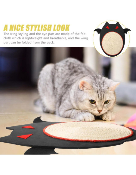 Alfombrilla Rascadora para Gatos POPETPOP 41.6cm Halloween