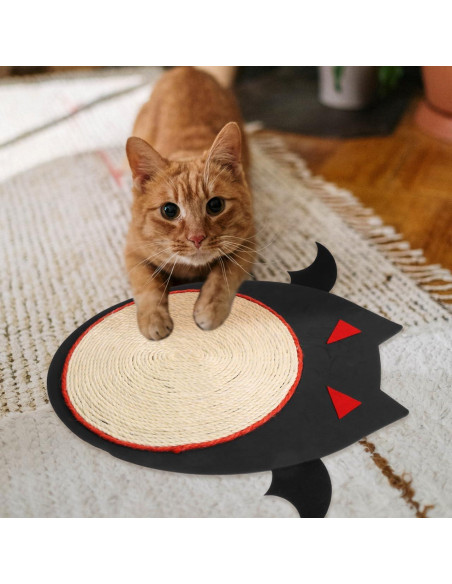 Alfombrilla Rascadora para Gatos POPETPOP 41.6cm Halloween