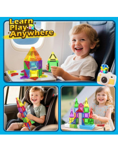 Azulejos Magnéticos Mini Coodoo 34 Piezas 3.76 cm STEM 2