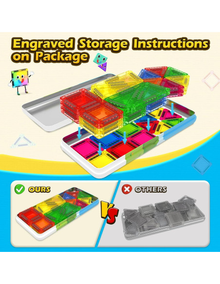 Azulejos Magnéticos Mini Coodoo 34 Piezas 3.76 cm STEM