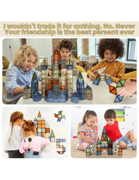 Azulejos Magnéticos UREC 100PCS Juguetes de Construcción 3D