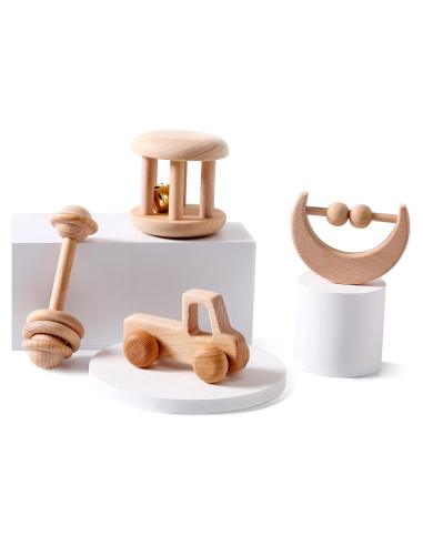 Sonajero de Madera Personalizable Vamos a Hacer 209g