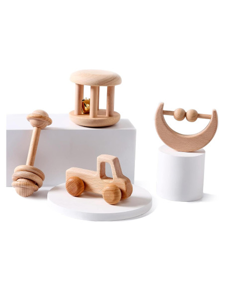 Sonajero de Madera Personalizable Vamos a Hacer 209g