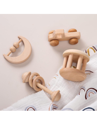 Sonajero de Madera Personalizable Vamos a Hacer 209g