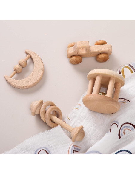 Sonajero de Madera Personalizable Vamos a Hacer 209g