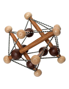 Sonajero de Madera Artful Skwish Manhattan Toy 15cm para Bebés
