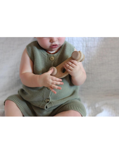 Coches de Madera Montessori - Paquete de 2 - 14.6 cm