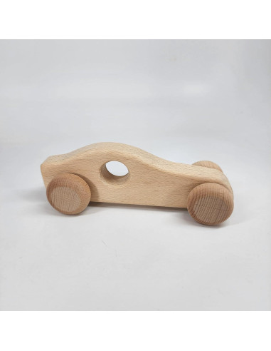 Coches de Madera Montessori - Paquete de 2 - 14.6 cm