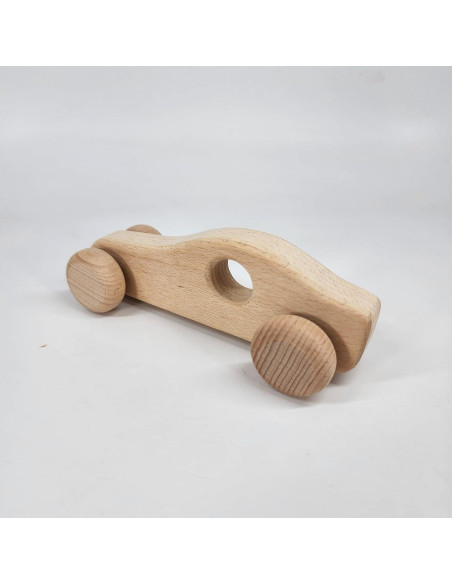 Coches de Madera Montessori - Paquete de 2 - 14.6 cm