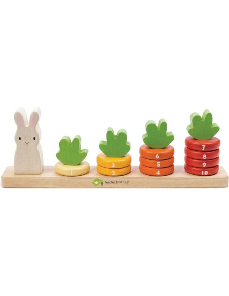 Tender Leaf Toys Zanahorias Contadoras - Juguete Educativo 18 meses+