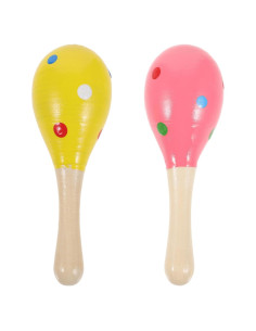 Maracas de Madera para Niños GALPADA 29.2 cm Juguete Musical