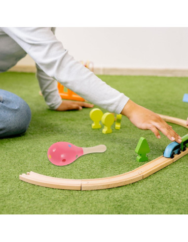 Maracas de Madera para Niños GALPADA 29.2 cm Juguete Musical
