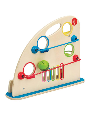 Juguete de Carreras de Canicas Hape Roller Derby - 42x10cm