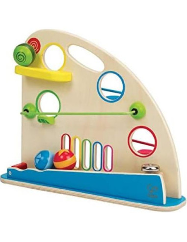 Juguete de Carreras de Canicas Hape Roller Derby - 42x10cm