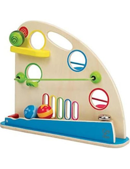 Juguete de Carreras de Canicas Hape Roller Derby - 42x10cm