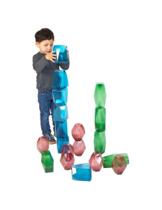 Gemas Gigantes Apilables Excellerations - Set de 20 Piezas