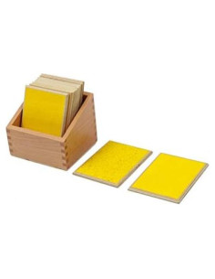 Tabletas Táctiles Montessori Adena - Desarrollo Sensorial 5 Pairs