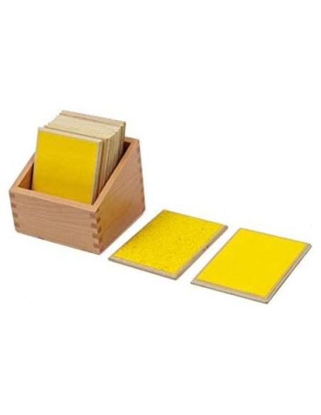Tabletas Táctiles Montessori Adena - Desarrollo Sensorial 5 Pairs