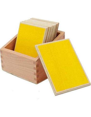 Tabletas Táctiles Montessori Adena - Desarrollo Sensorial 5 Pairs