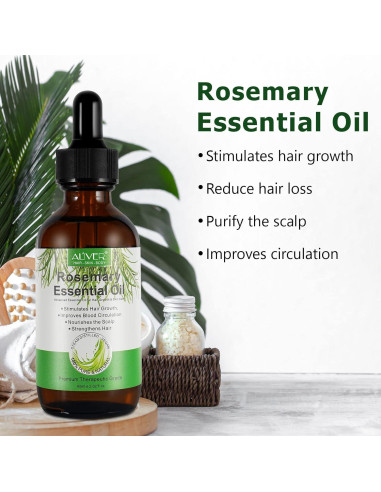 Aceite de Romero Orgánico 60ml SHANWU - Crecimiento Cabello y Piel