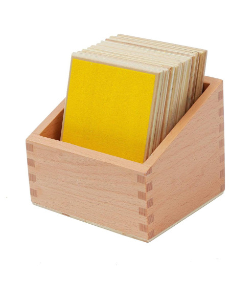 Tabletas Táctiles Montessori Adena - Desarrollo Sensorial 5 Pairs
