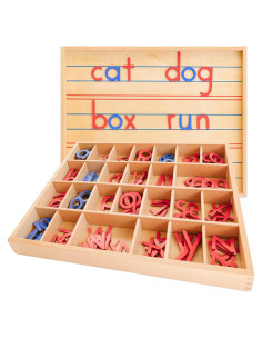 Alfabeto Móvil Montessori & Me - Letras de Madera 155 Piezas