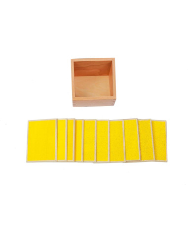 Tabletas Táctiles Montessori Adena - Desarrollo Sensorial 5 Pairs